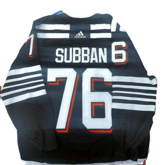 Adidas Size 50 Authentic New Jersey Devils P.K. Subban Alternate Third NN Jersey - Picture 6 of 11